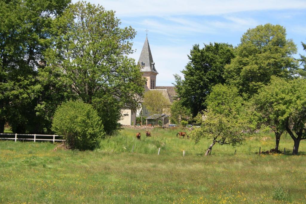 Auberge De Saint Julien Aux Bois Bagian luar foto